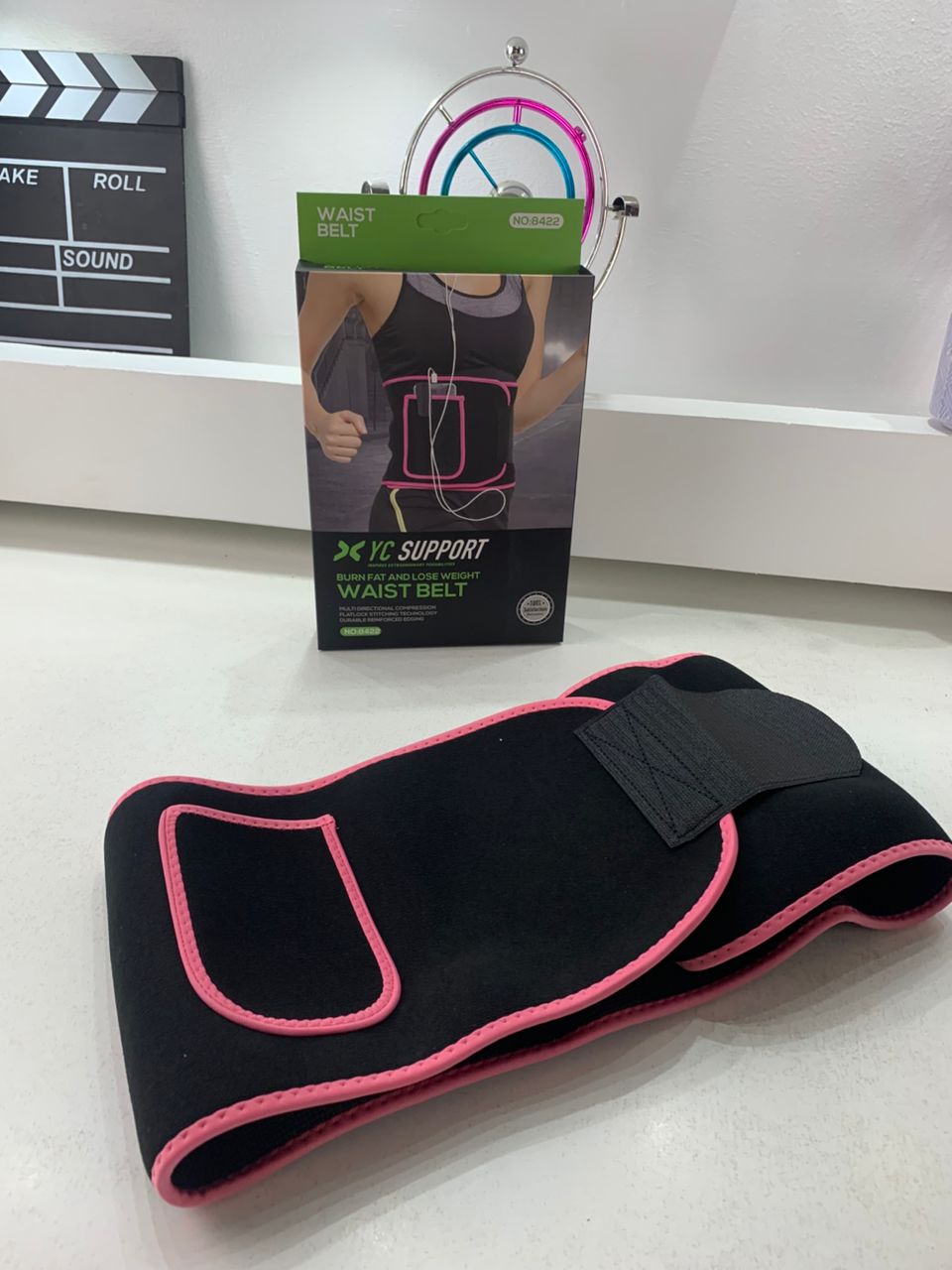Ceinture Amincissante pour Femmes avec Poche pour Téléphone – حزام تنحيف للنساء - Sport - صورة حقيقية 7