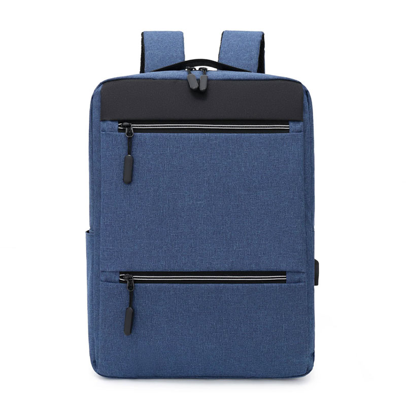 Sac à dos homme avec sac bandoulière et trousse 3en1 bleu 2775-11 – محفظة ظهر رجالية 3 قطع أزرق - Sac à dos et Mode - صورة 2