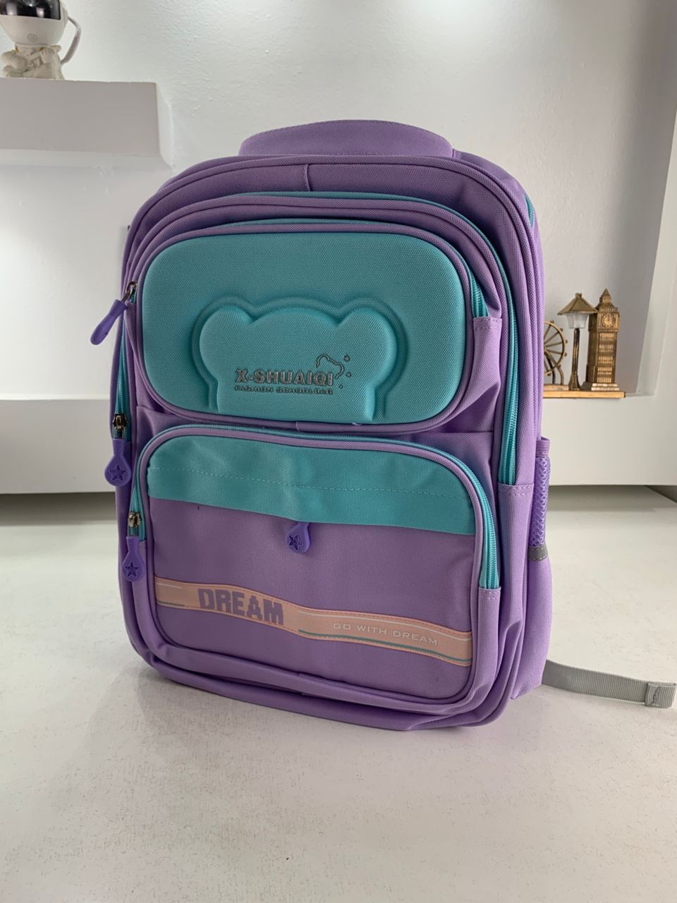 Sac à Dos Scolaire Orthopédique pour Enfants X-SHUAIQI Mauve – محفظة مدرسية للأطفال بنفسجي - Sac à dos et Mode - صورة 4