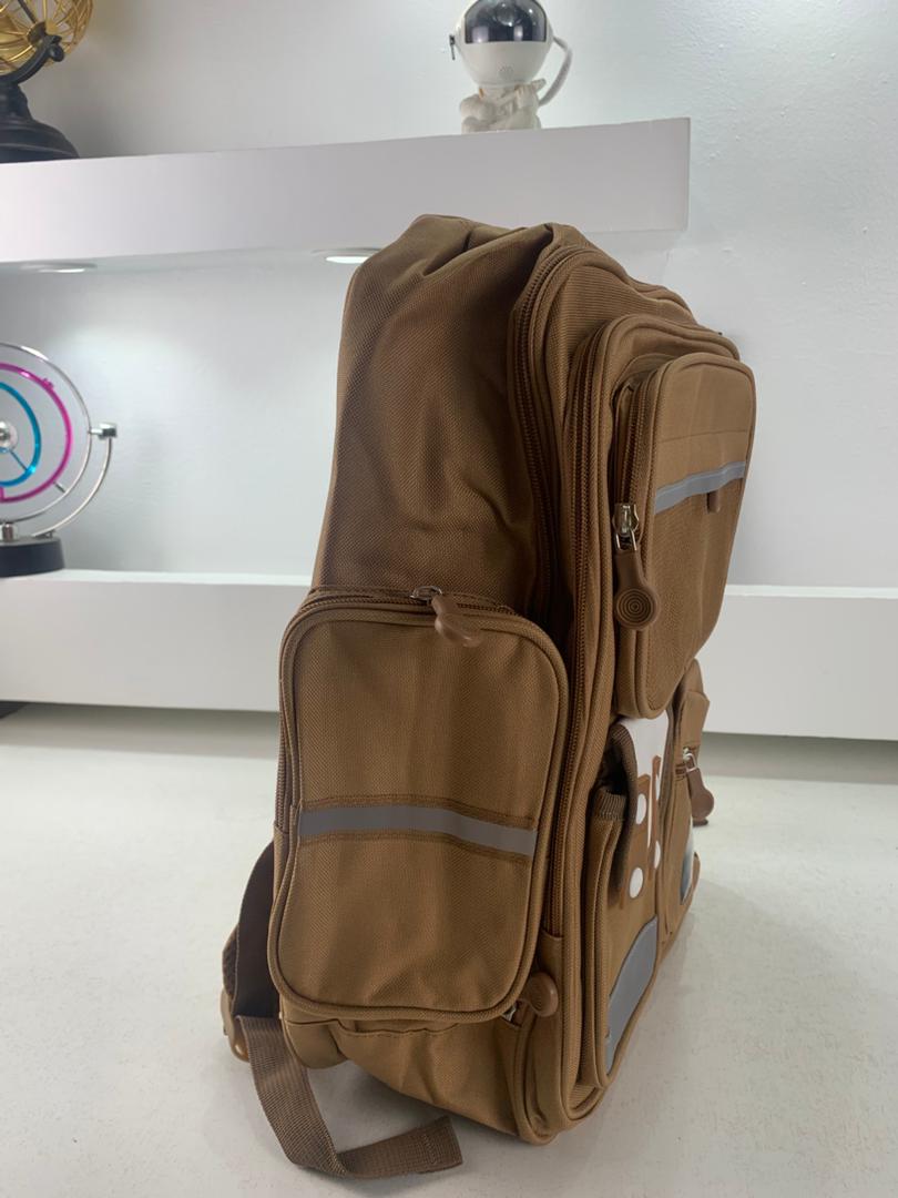 Sac à Dos Enfant pour École primaire de Haute Qualité Marron – حقيبة ظهر مدرسية للأطفال بني - Sac à dos et Mode - صورة حقيقية 6