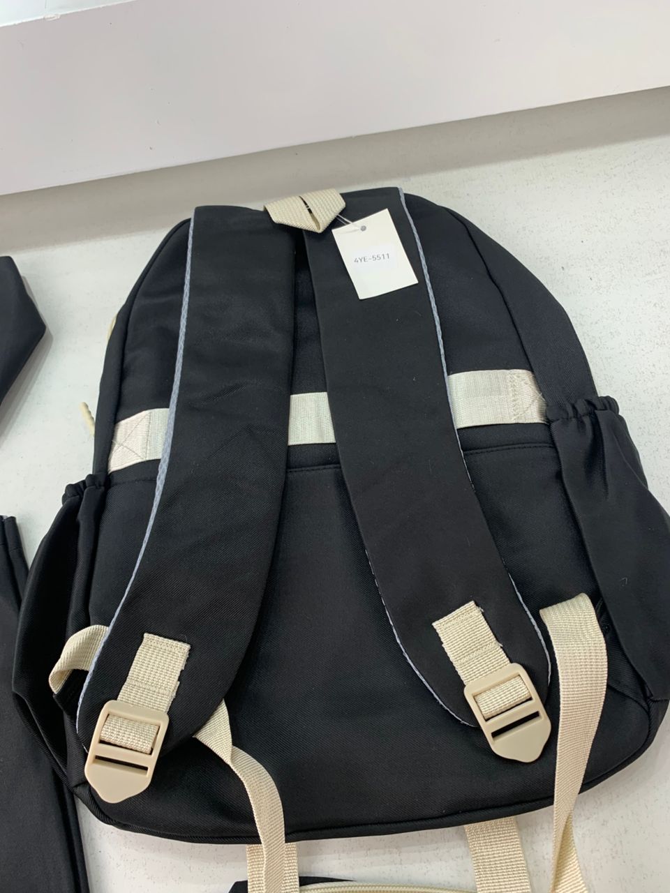 Ensemble de sac à dos kawaii 4Pcs avec porte manger isotherme noir – طقم محفظة مع حقيبة حفظ الطعام - Sac à dos et Mode - صورة 6