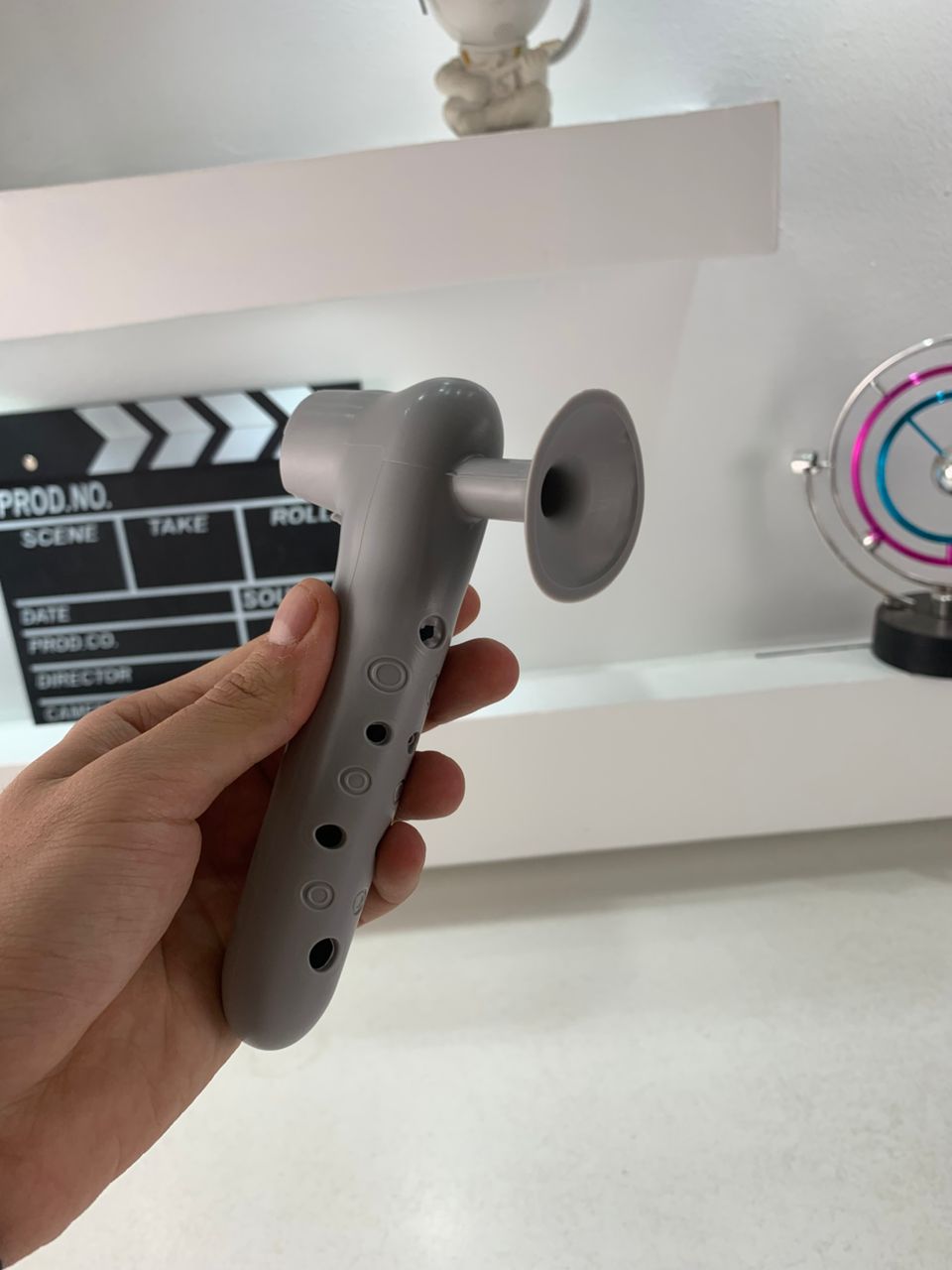 Poignée de porte en silicone avec ventouse pour absorber le choc 1Pcs – مقبض من سيليكون لحماية الحائط - Maison - صورة حقيقية 7
