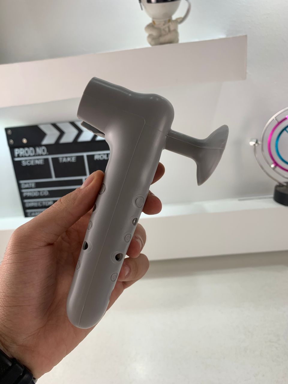 Poignée de porte en silicone avec ventouse pour absorber le choc 1Pcs – مقبض من سيليكون لحماية الحائط - Maison - صورة حقيقية 9