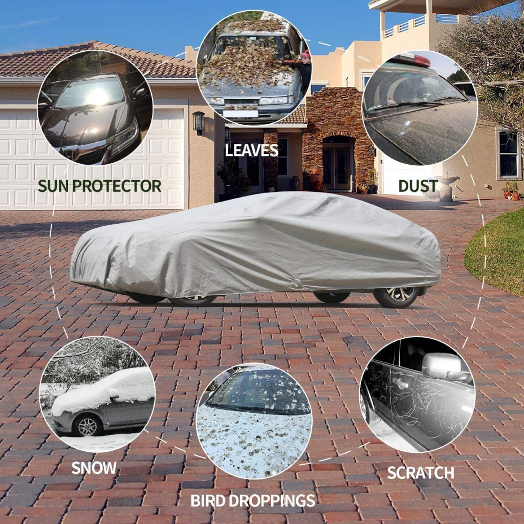 Bâche Auto Housse de Protection 4 Saisons (Grande Taille DOBLO , Kangoo..) - Accessoires Auto/Moto - صورة 3