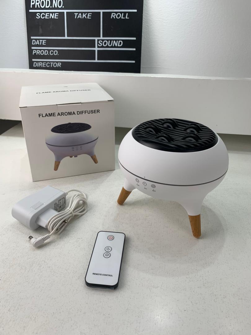 Diffuseur d’huiles essentielles ultrasonique 350 ml avec télécommande et lumières – جهاز تعطير الجو - Électronique - صورة 8