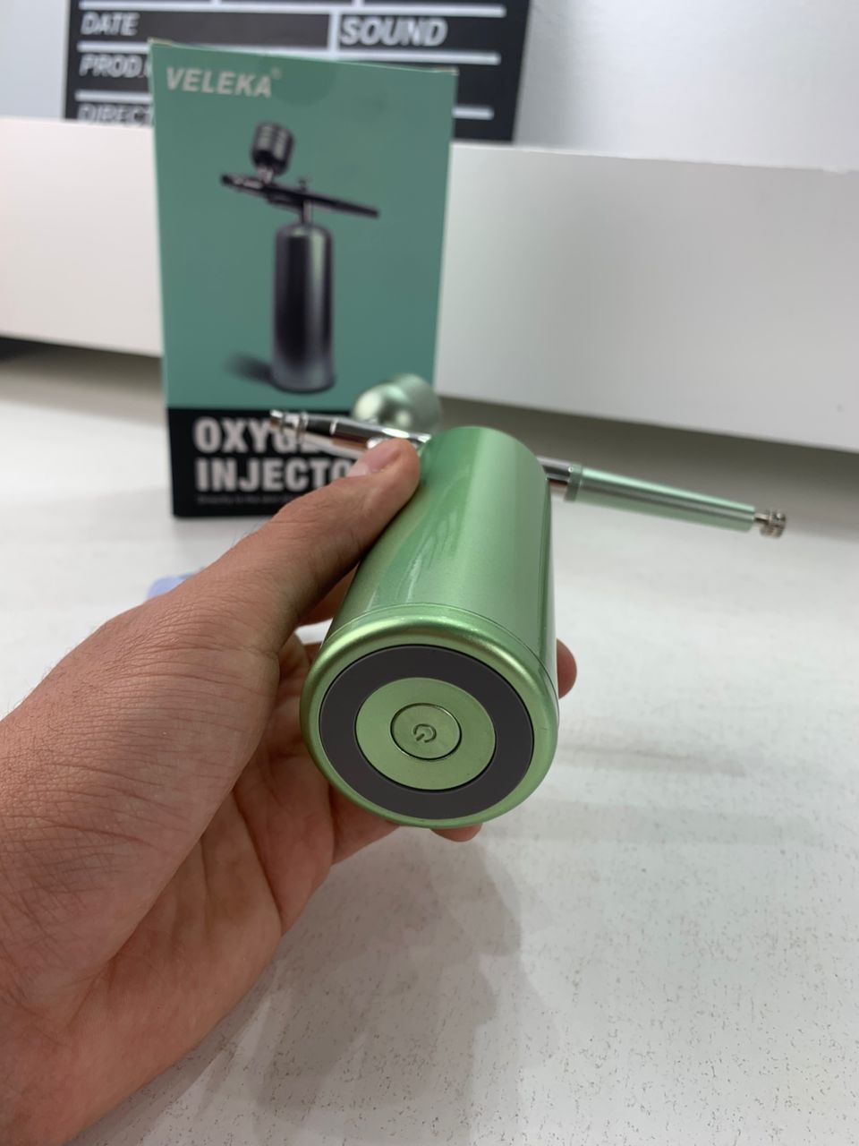 Kit aérographe avec compresseur intégré rechargeable pour nail arts et décoration – جهاز رسم وتزيين - Soins et Beauté - صورة 11