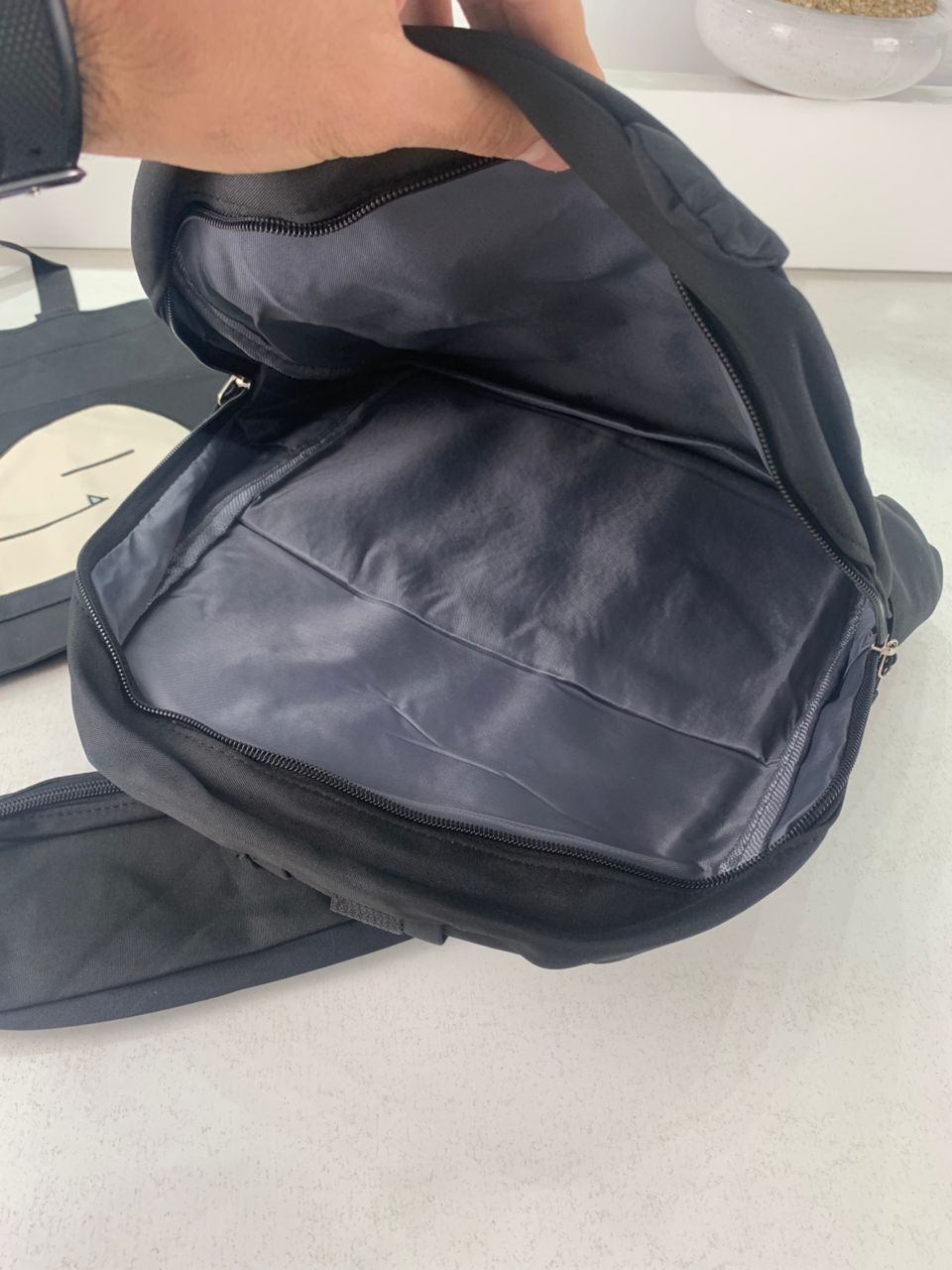 Ensemble de Sacs Snorlax 3Pcs Design Kawaii Noir – حقيبة مدرسية 3 قطع لون أسود - Sac à dos et Mode - صورة 8