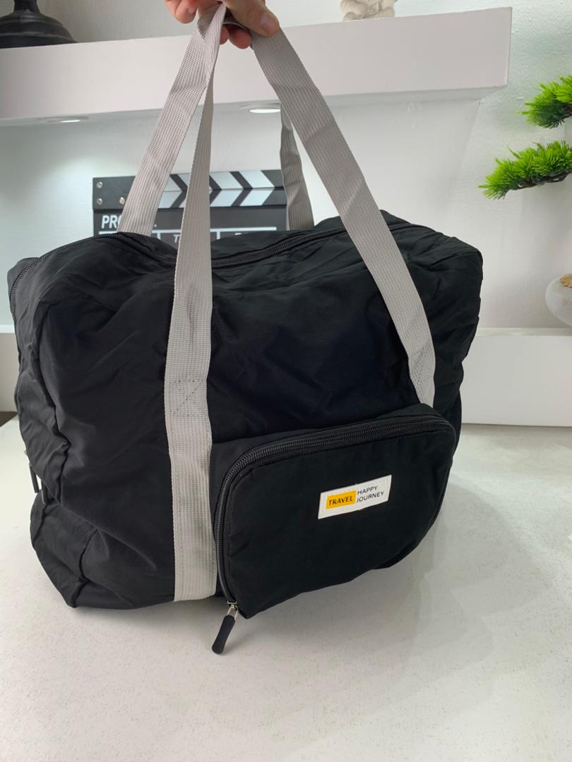 Grand sac de voyage pliable 23 L avec Sangle Valise – حقيبة كبيرة الحجم قابلة للطي - Sac à dos et Mode - صورة حقيقية 11
