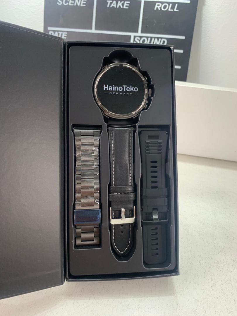 Smart Watch Haino Teko RW-60 MAX avec Lampe Torche et 3 Bracelets – ساعة ذكية أصلية - Électronique - صورة حقيقية 8
