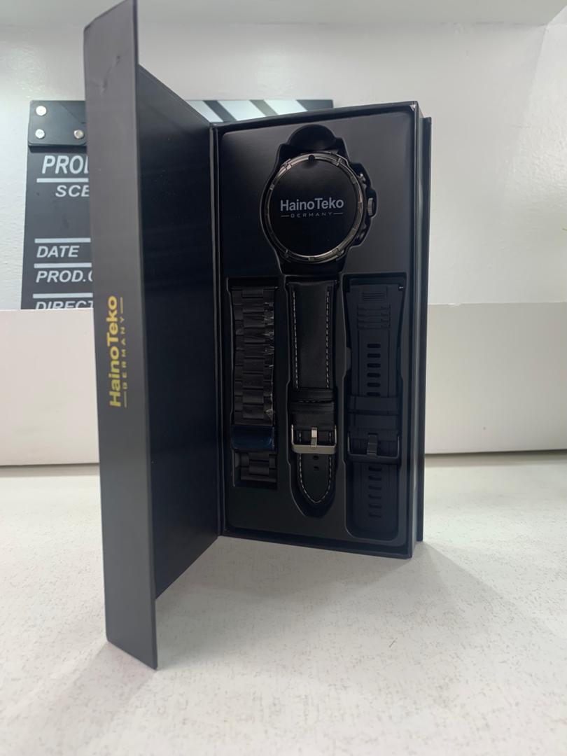 Smart Watch Haino Teko RW-60 MAX avec Lampe Torche et 3 Bracelets – ساعة ذكية أصلية - Électronique - صورة حقيقية 9