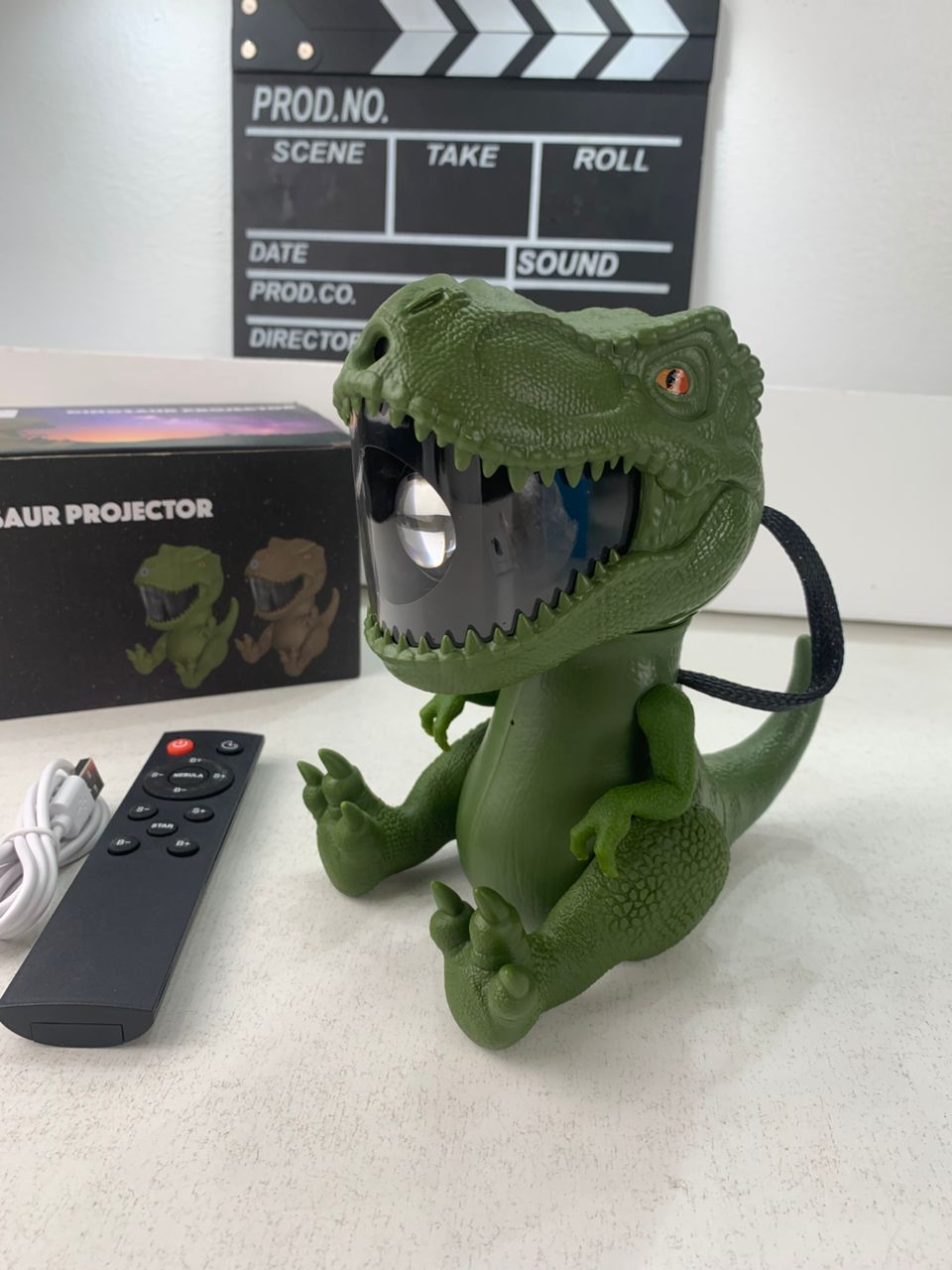 Dinosaure Projecteur Galaxie et Haut Parleur avec Télécommande – جهاز عرض نجوم ومكبر صوت - Électronique - صورة حقيقية 7