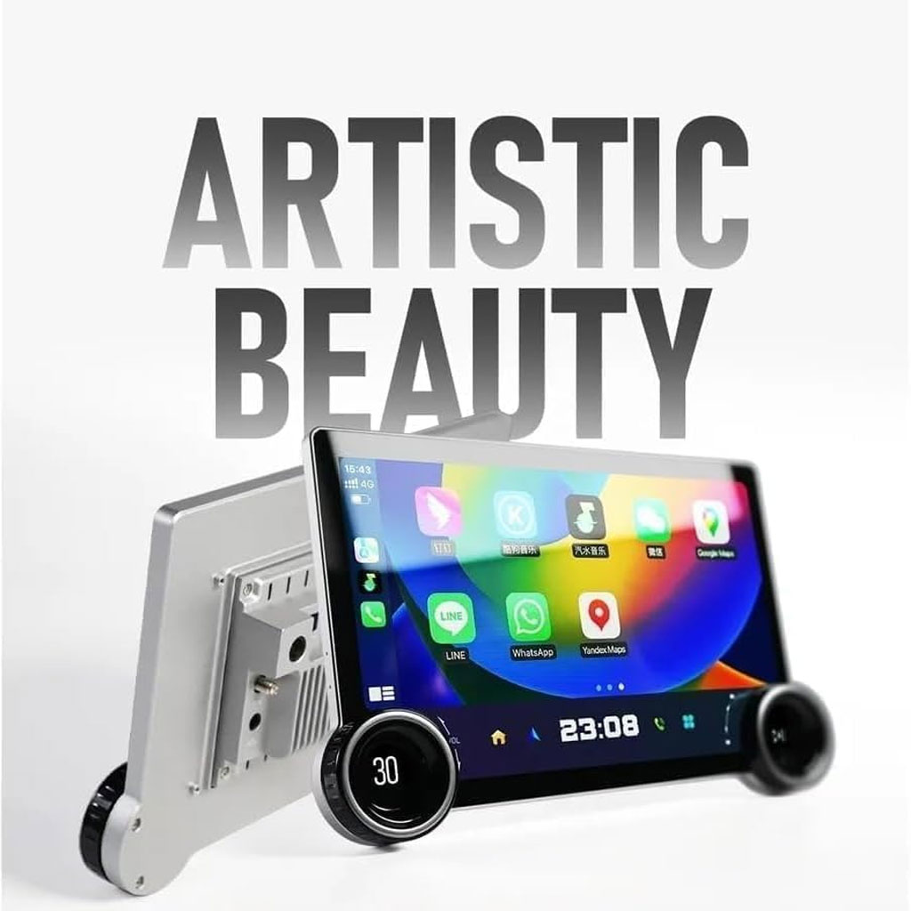 Diamond 2K Écran de voiture Android de 10,1 pouces compatible Apple CarPlay Android Auto – شاشة ذكية للسيارة - Accessoires Auto/Moto - صورة 7