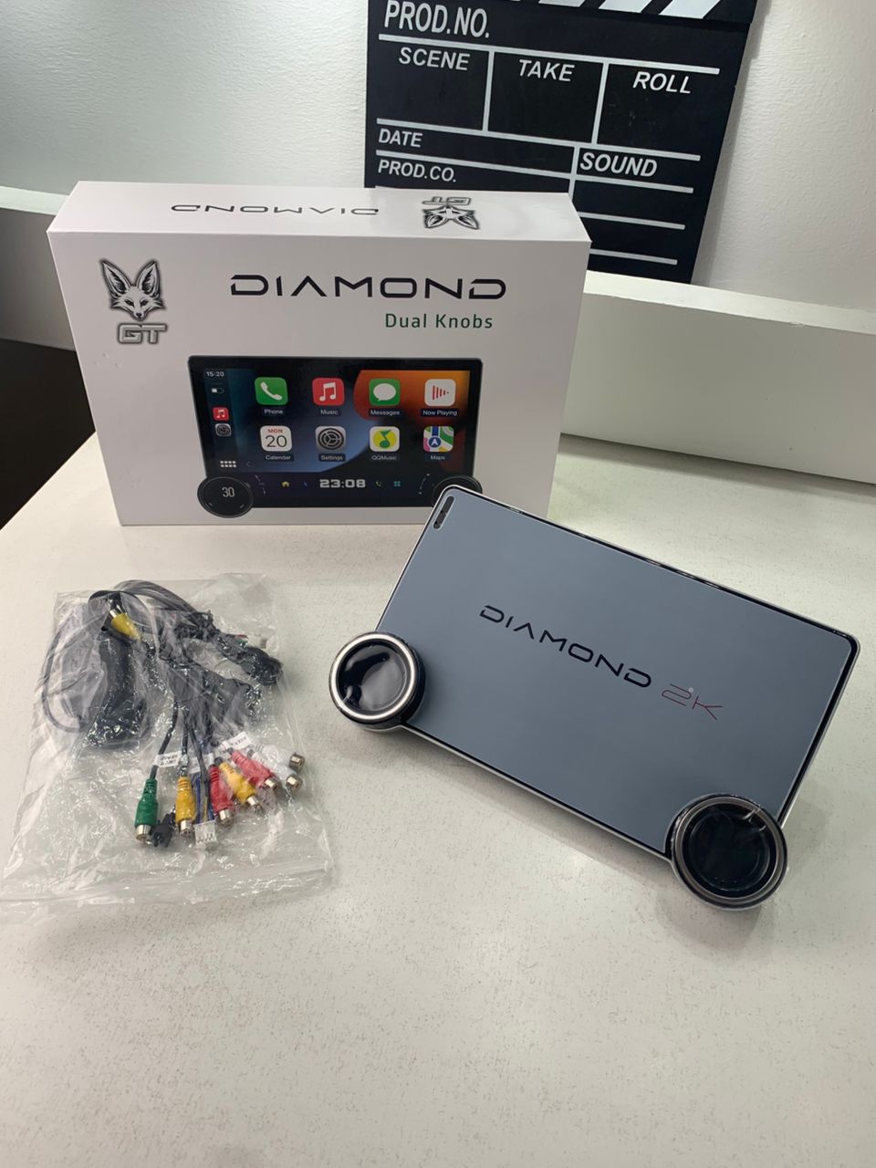 Diamond 2K Écran de voiture Android de 10,1 pouces compatible Apple CarPlay Android Auto – شاشة ذكية للسيارة - Accessoires Auto/Moto - صورة حقيقية 8