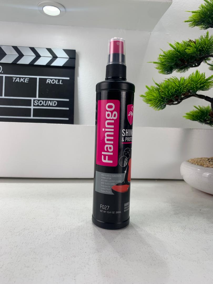FLAMINGO Brillance ET Protection Intérieure pour Voitures 295 ml – منظف مقاعد الجلدية للسيارات - Accessoires Auto/Moto - صورة 8