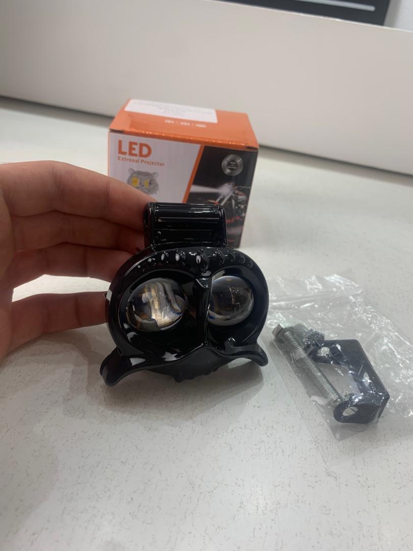 Lumière de hibou antibrouillard LED pour la moto 1Pcs – مصباح دراجات نارية عالي السطوع - Accessoires Auto/Moto - صورة 8