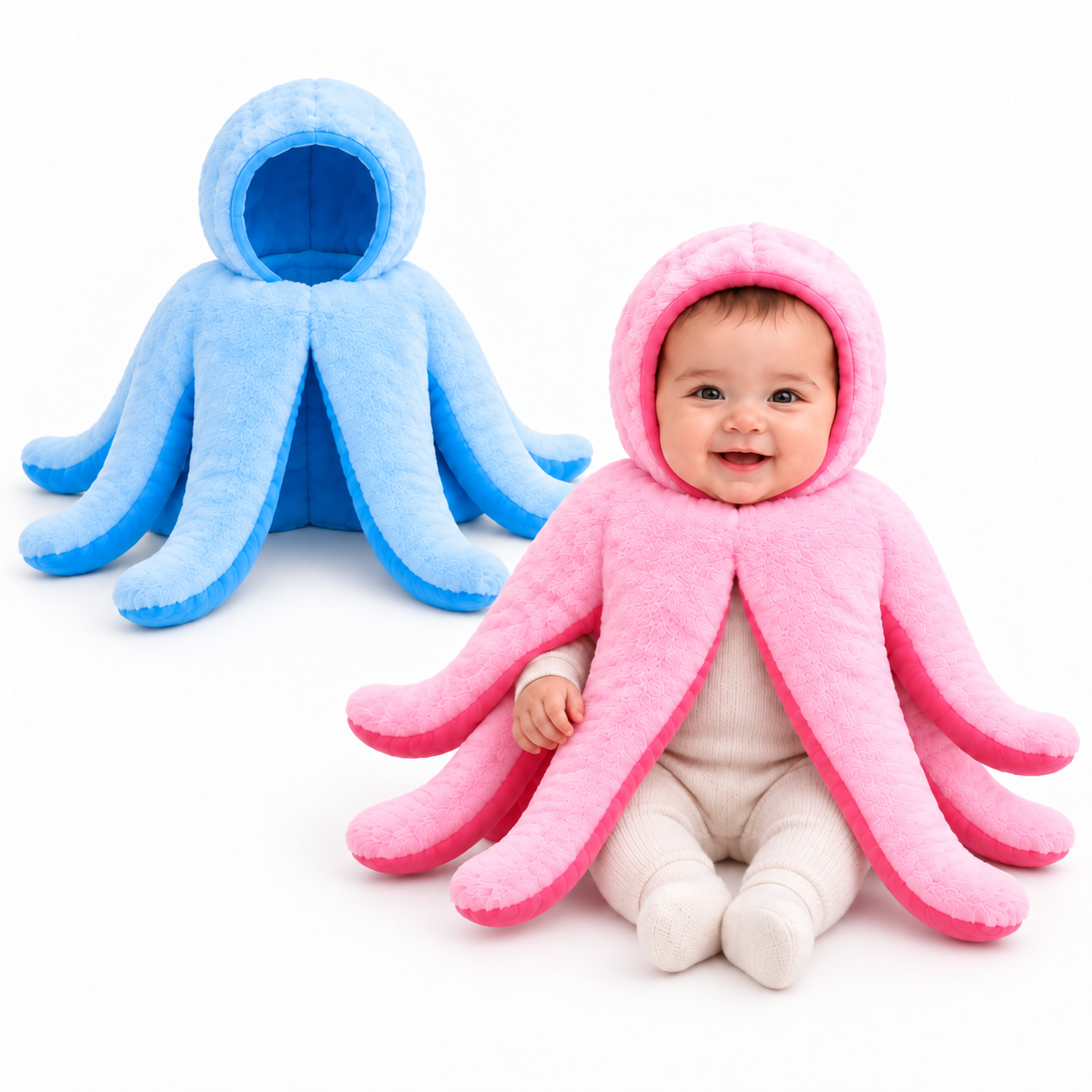 Costume Bébé Pieuvre Doux et Confortable – زيّ أطفال على شكل أخطبوط ناعم ومريح - Maternité - صورة 9