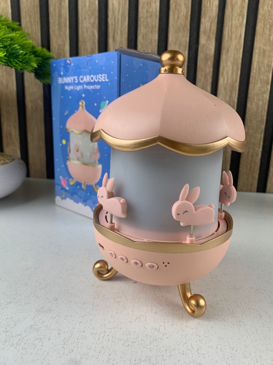 Projecteur ciel étoilé lapins rotation à 360° pour chambre d’enfants – جهاز تنويم الأطفال برسومات ملونة - Électronique - صورة 8