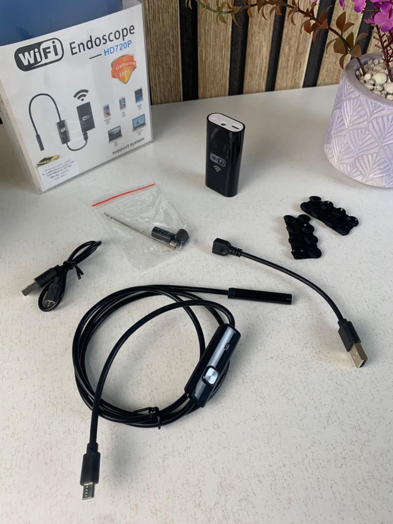 Endoscope WiFi Caméra d’inspection sans Fil 8 mm 6 LED réglables pour Smartphone – كاميرة للمناطق الضيقة - Électronique - صورة 10