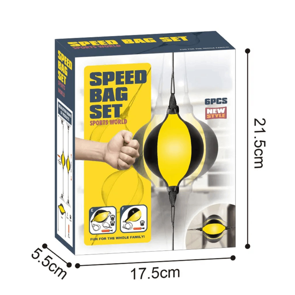 Ensemble Sac de Boxe Speed Bag SET 6Pcs pour l’entrainement à domicile – طقم كرة البوكس قابلة للإرتداد - Jouet & Gaming - صورة 7