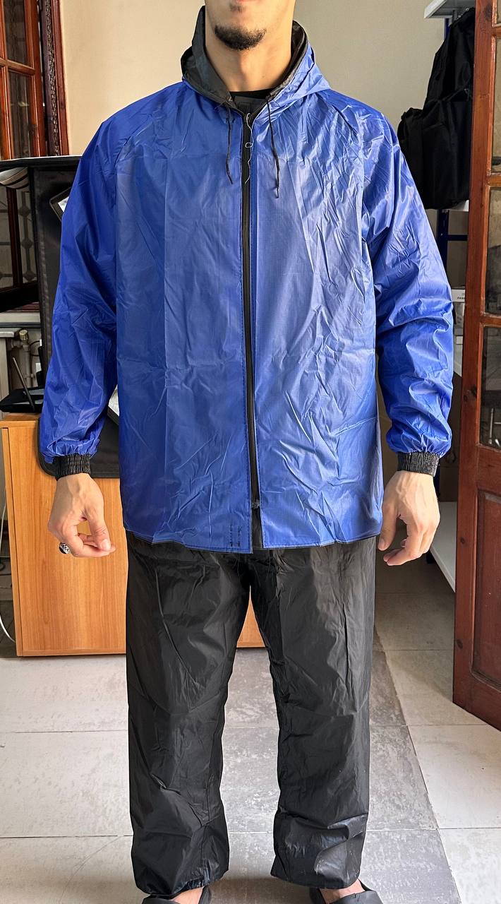 Ensemble De Pluie Imperméable Veste Et Pantalon avec Doublure Intérieure V2 – بدلة مقاومة للماء سميكة - Outillage et Bricolage - صورة حقيقية 5