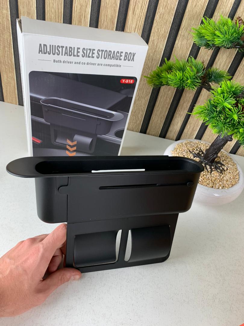 Boîte de Rangement Extensible entre les Sièges pour Voitures Y-916 – منظم أغراض في السيارة - Accessoires Auto/Moto - صورة حقيقية 9
