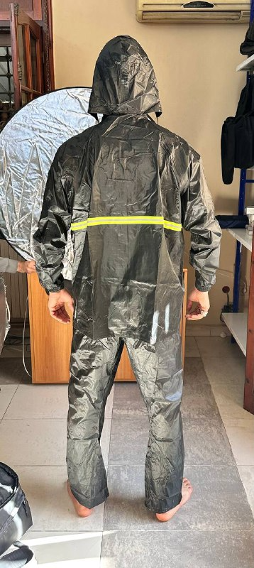 Pack Tenue De Pluie Imperméable Veste Et Pantalon avec Cagoule - Accessoires Auto/Moto - صورة 8