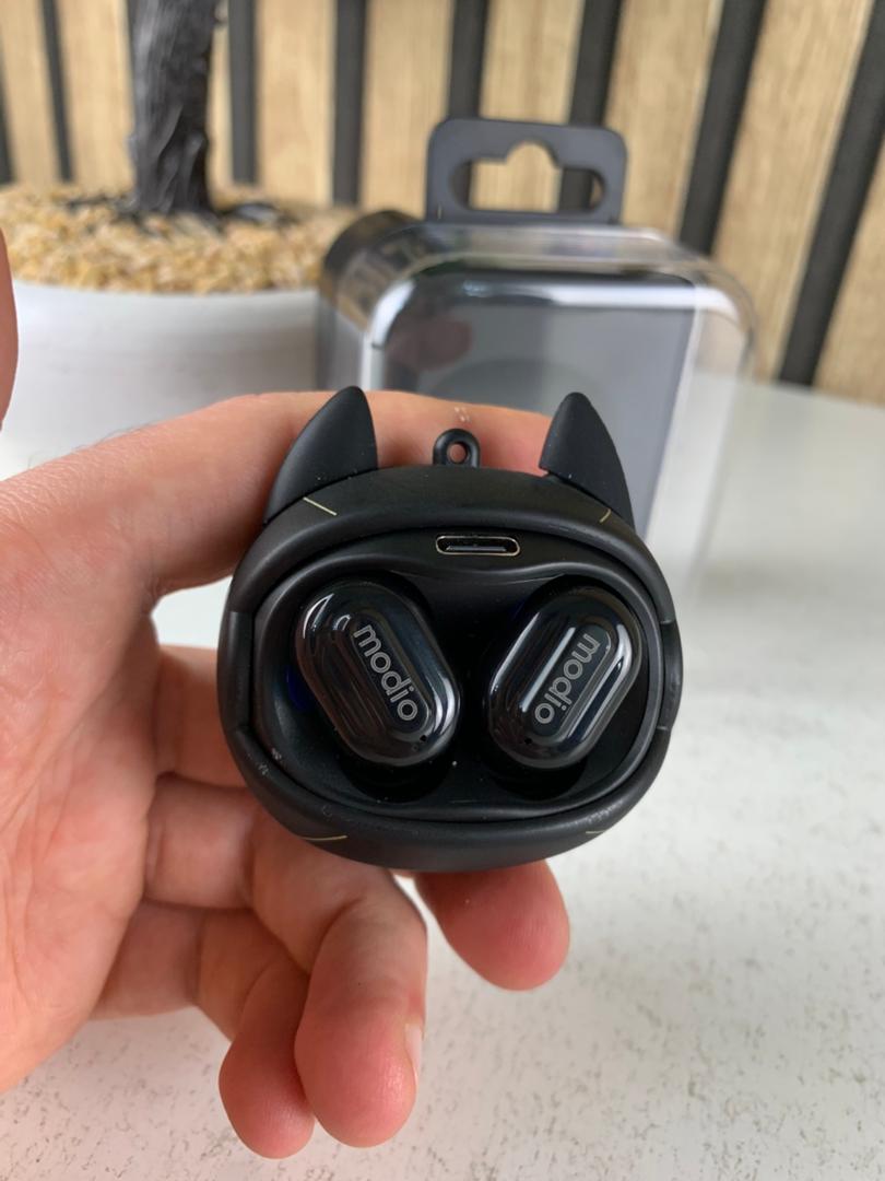 Écouteurs sans fil Modio Q12 BT5.3 avec design personnalisable et coques interchangeables – سماعات لاسلكية جودة أصلية - Électronique - صورة حقيقية 10