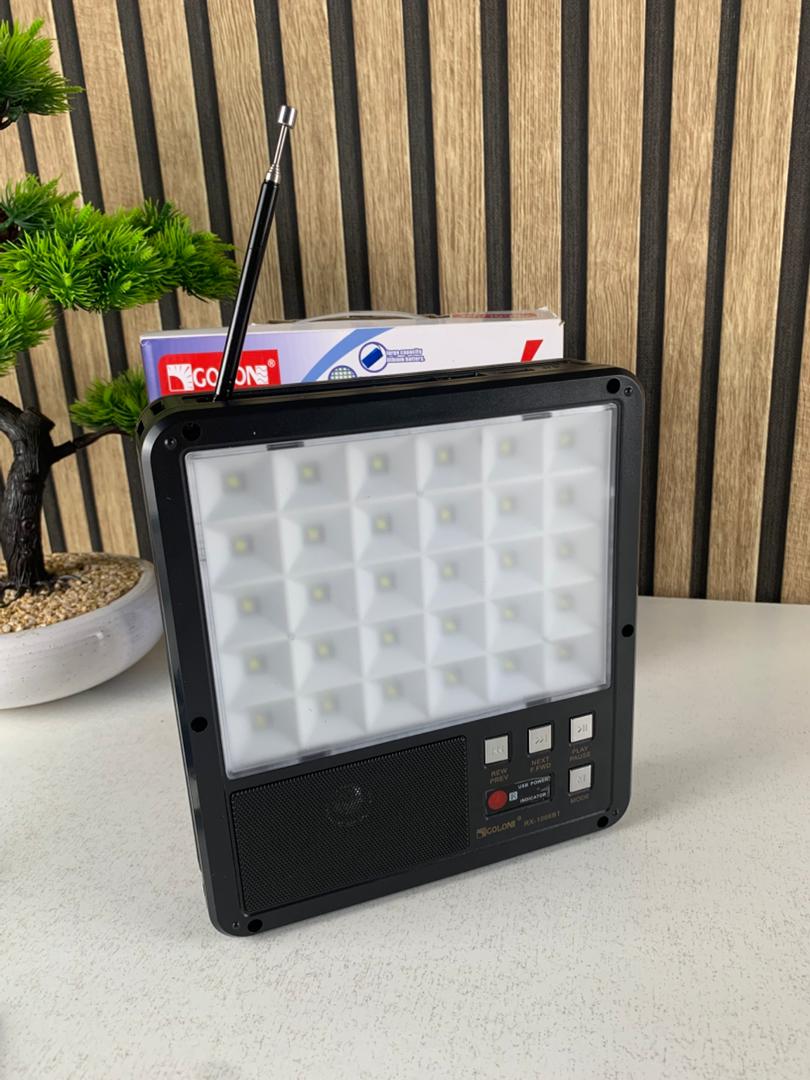 Kit d’Éclairage Solaire avec Haut Parleur Bluetooth RX-1066BT – طقم إنارة بالطاقة الشمسية - Camping et Randonnée - صورة حقيقية 7