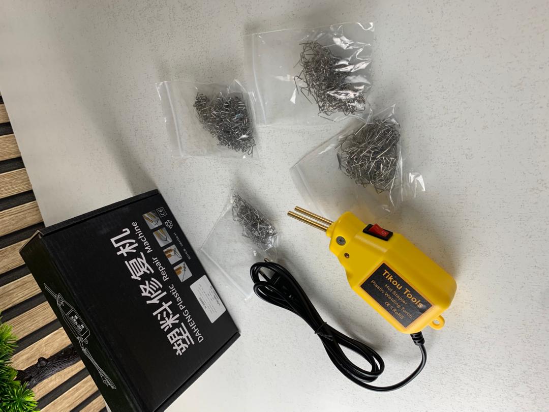 Mini Soudeuse de Plastique Parechoc 50W avec 200 agrafes inclus – جهاز تلحيم البلاستيك - Outillage et Bricolage - صورة حقيقية 9
