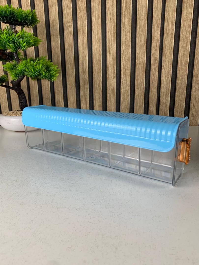 Boîte de rangement multifonctionnelle à plusieurs compartiments 1Pcs – علبة لتنظيم الأغراض متعددة الإستعمالات - Cuisine - صورة 8