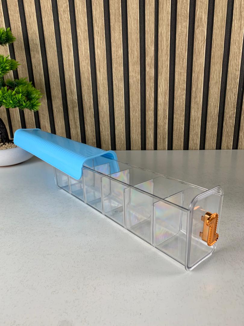 Boîte de rangement multifonctionnelle à plusieurs compartiments 1Pcs – علبة لتنظيم الأغراض متعددة الإستعمالات - Cuisine - صورة 10