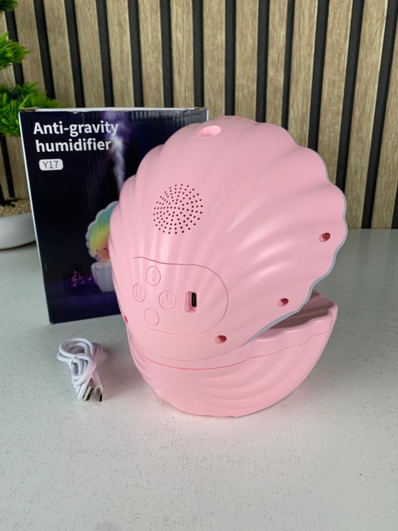 Humidificateur d’air et Haut Parleur BT avec lumière d’ambiance antigravité 550ml – مكبر صوت ومعطر جو على شكل محار البحر - Électronique - صورة 8