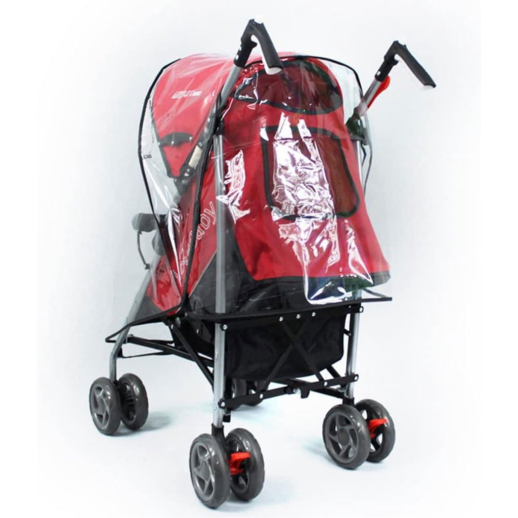 Housse Poussette Transparente et Imperméable Taille Standard – غطاء عربة الأطفال - Maternité - صورة 5