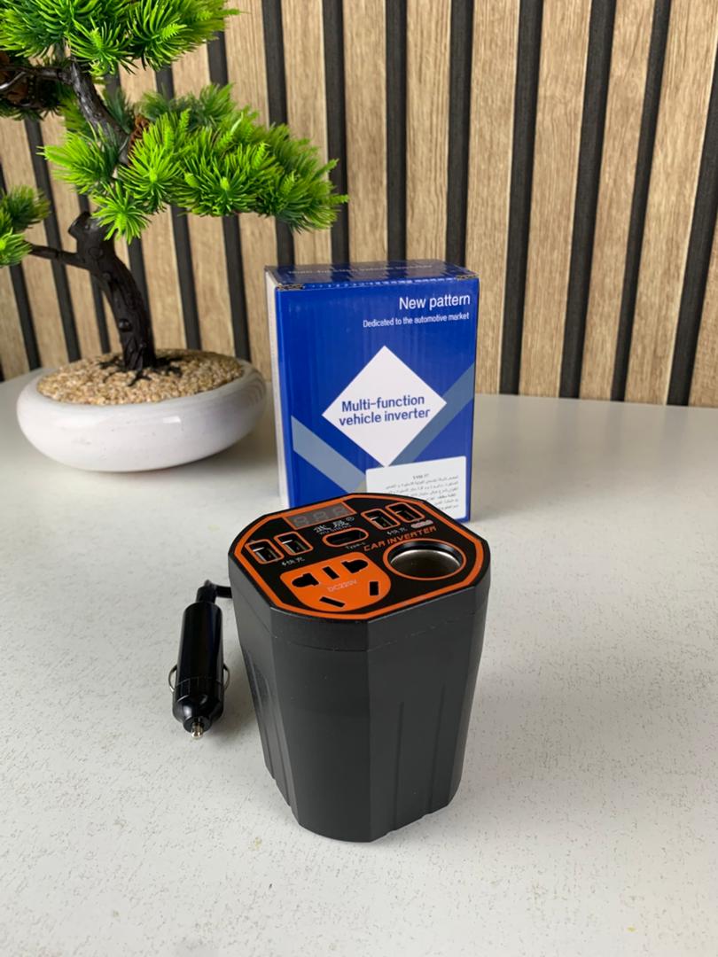 Convertisseur de Puissance pour Voiture 12V/24V vers DC220V Charge Rapide – محول التيار الكهربائي في السيارة - Accessoires Auto/Moto - صورة حقيقية 7