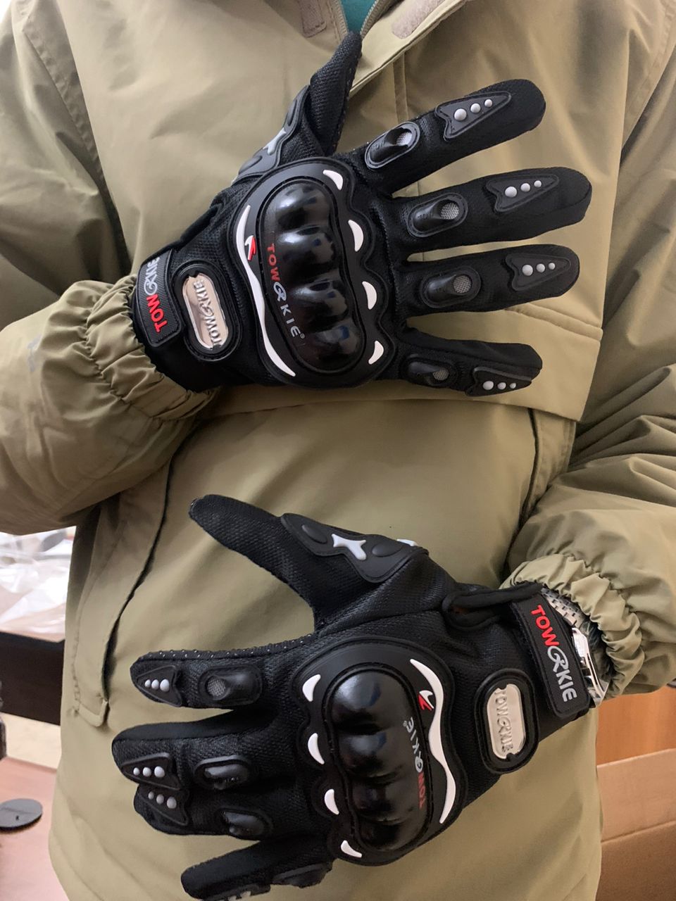Pack Moto Hiver Cagoule intégrale thermique + Gants Pro Biker respirants avec protections antidérapantes - PACKS SPECIAL OFFERS - صورة 11
