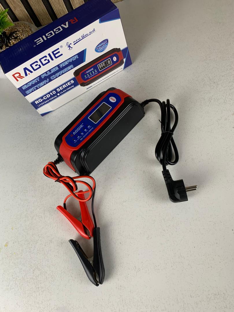 Chargeur de batterie voiture automatique intelligent 12-12v.10Amp – شاحن بطارية للسيارات - Accessoires Auto/Moto - صورة حقيقية 9