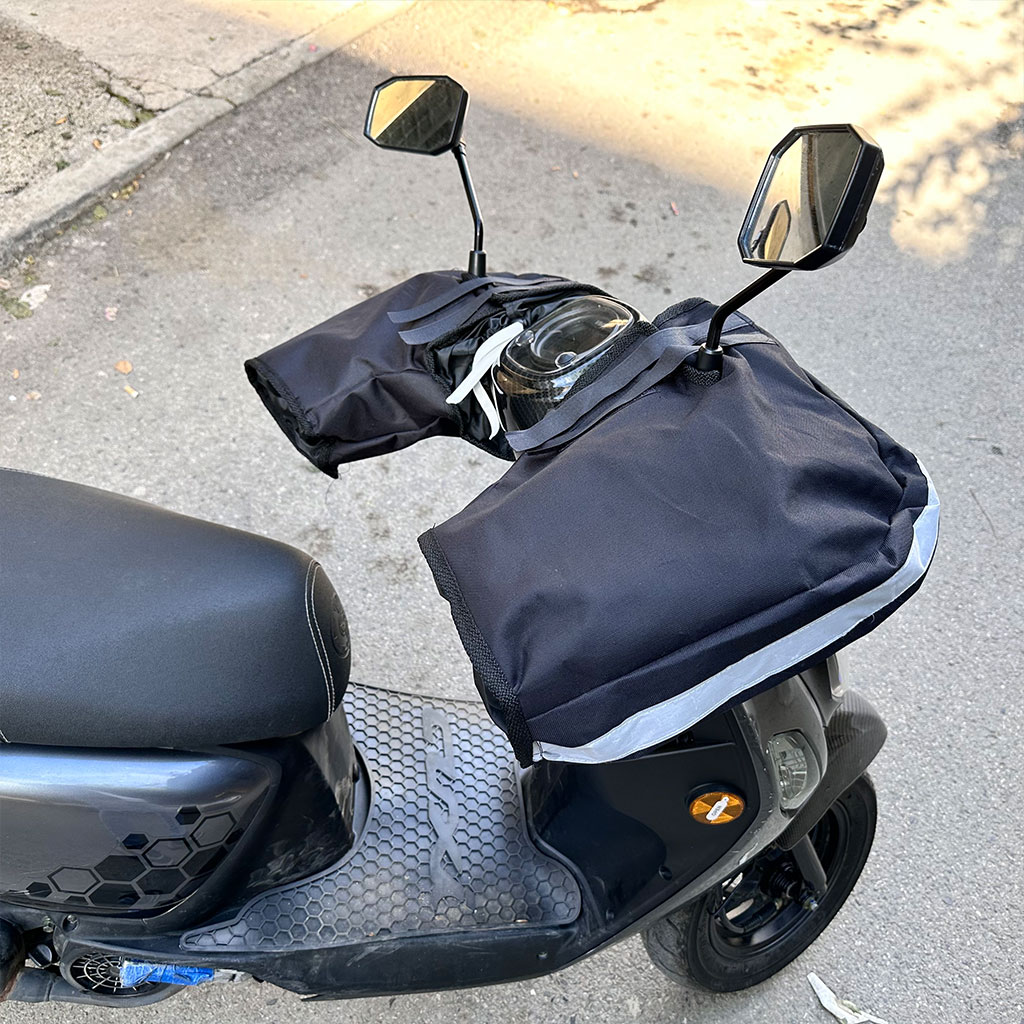 Couvre-Main Imperméable pour Guidon Vespa – غطاء لليدين لسائقي الدرجات النارية - Accessoires Auto/Moto - صورة حقيقية 10