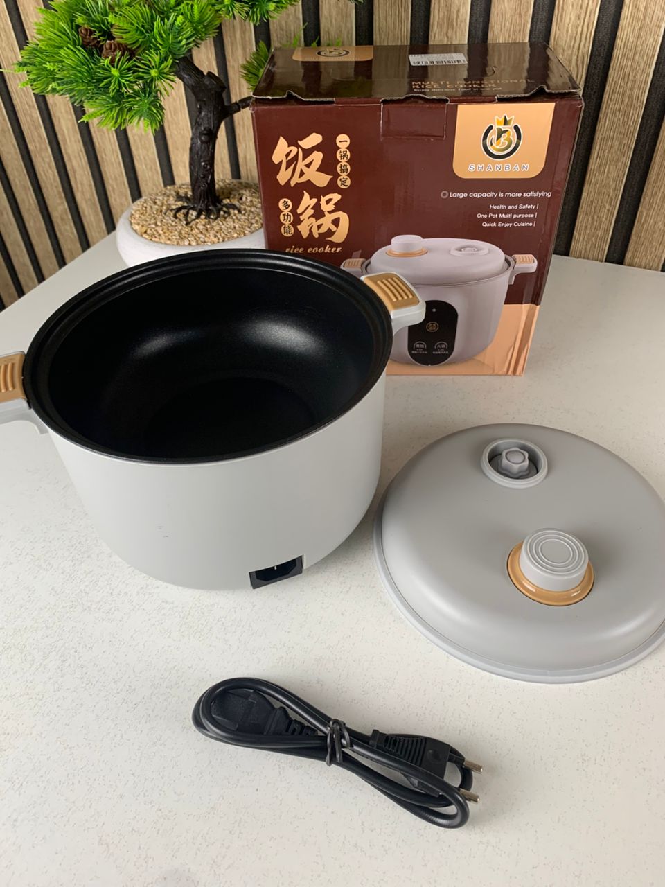 Cuiseur Electrique Multifonctionnel pour la Cuisine 20cm – جهاز طهي محمول - Cuisine - صورة حقيقية 9