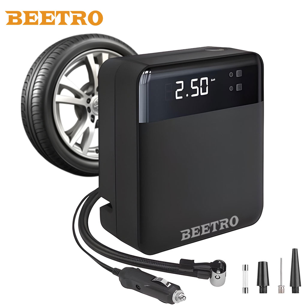 Compresseur de voiture écran LCD 100W 150psi BE0174 – جهاز ضغط العجلات للسياراة