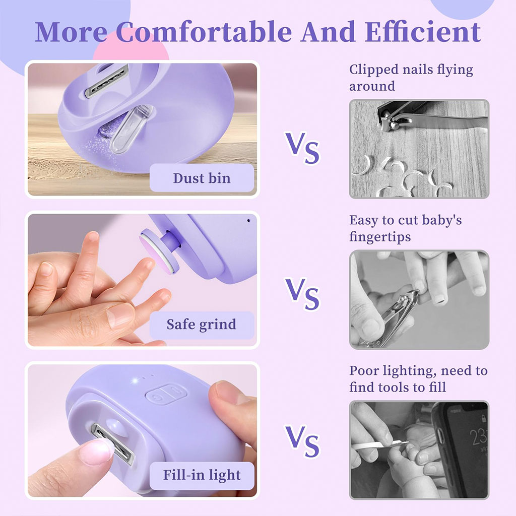 Coupe-ongles et lime à ongles électriques avec 9 têtes – جهاز قص الأظافر