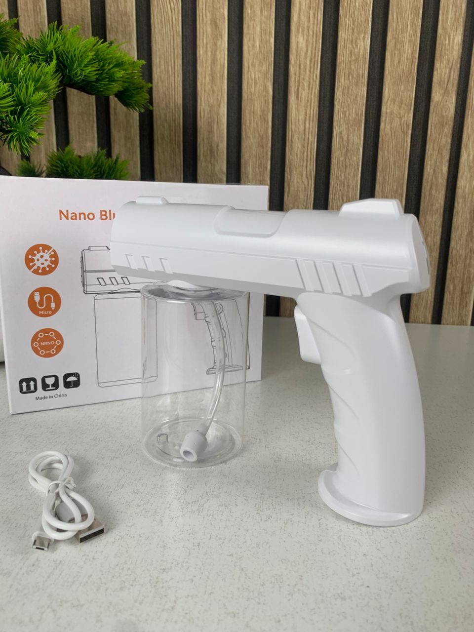 Pistolet pulvérisateur de désinfection sans fil 280 ml rechargeable par USB – جهاز تنظيف وتعقيم - Maison - صورة 10