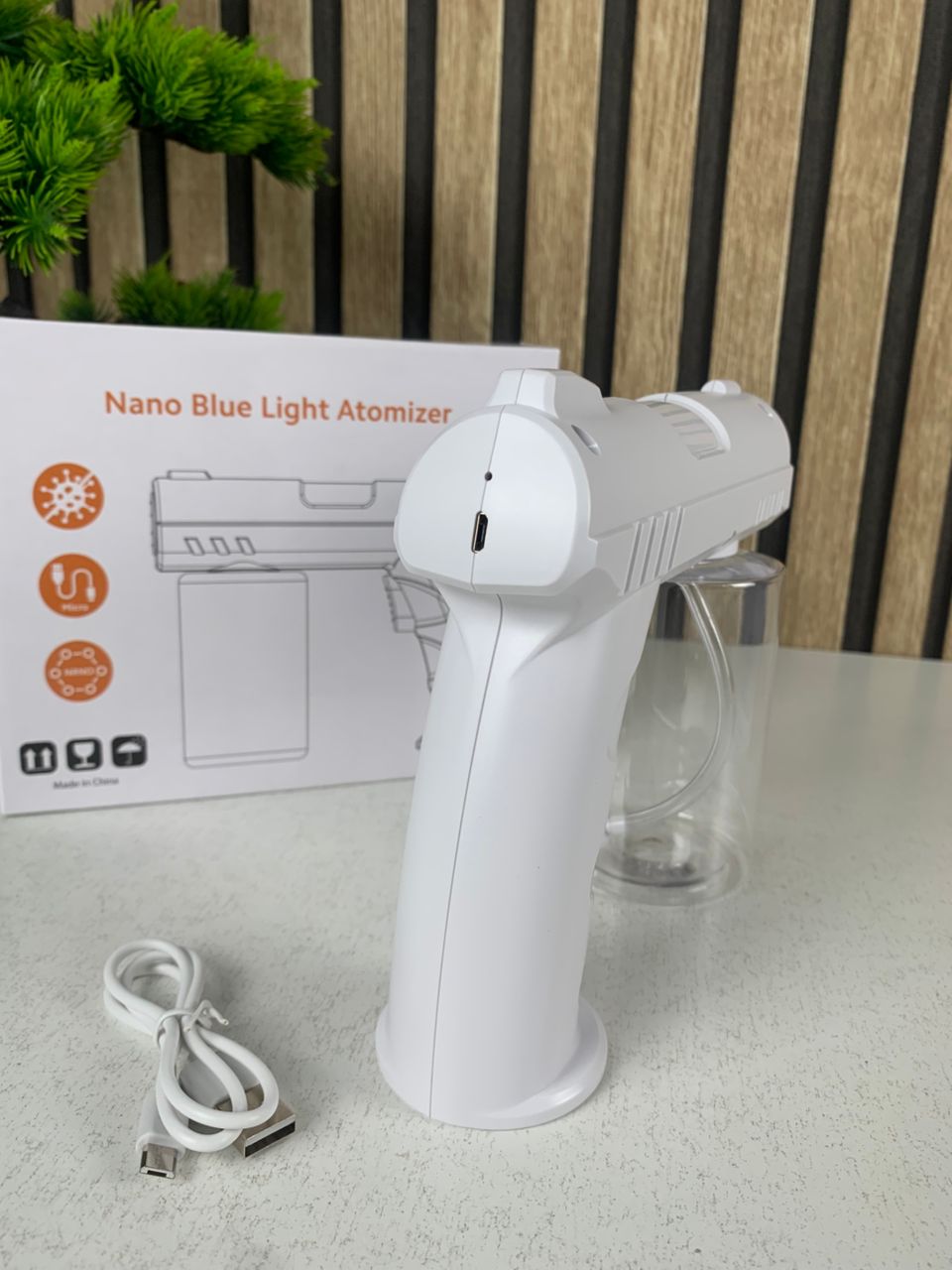 Pistolet pulvérisateur de désinfection sans fil 280 ml rechargeable par USB – جهاز تنظيف وتعقيم - Maison - صورة 11