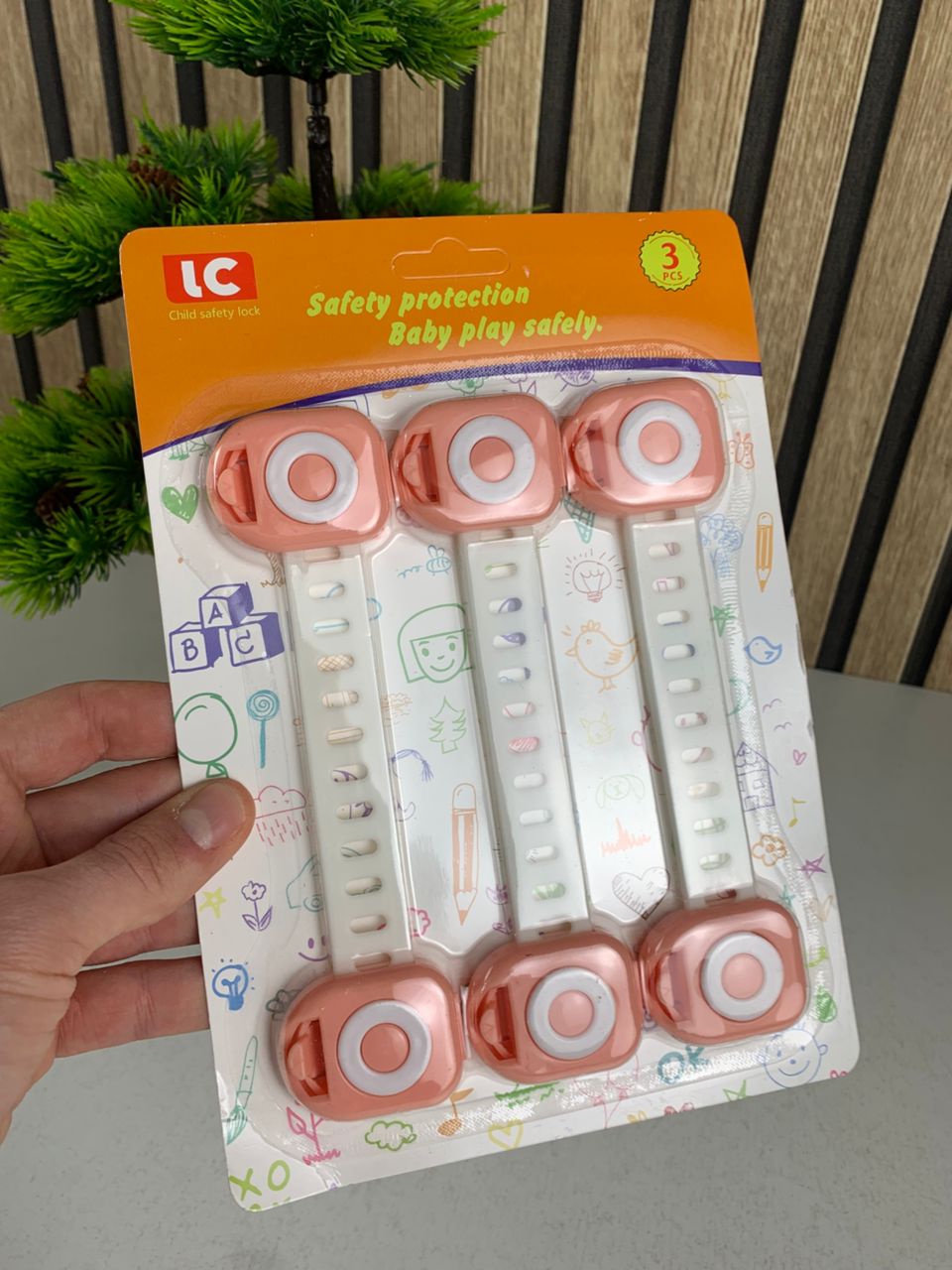 Pack de 3 verrous de sécurité enfant pour électroménager et tiroirs – طقم قفل حماية للأطفال - Cuisine - صورة حقيقية 7