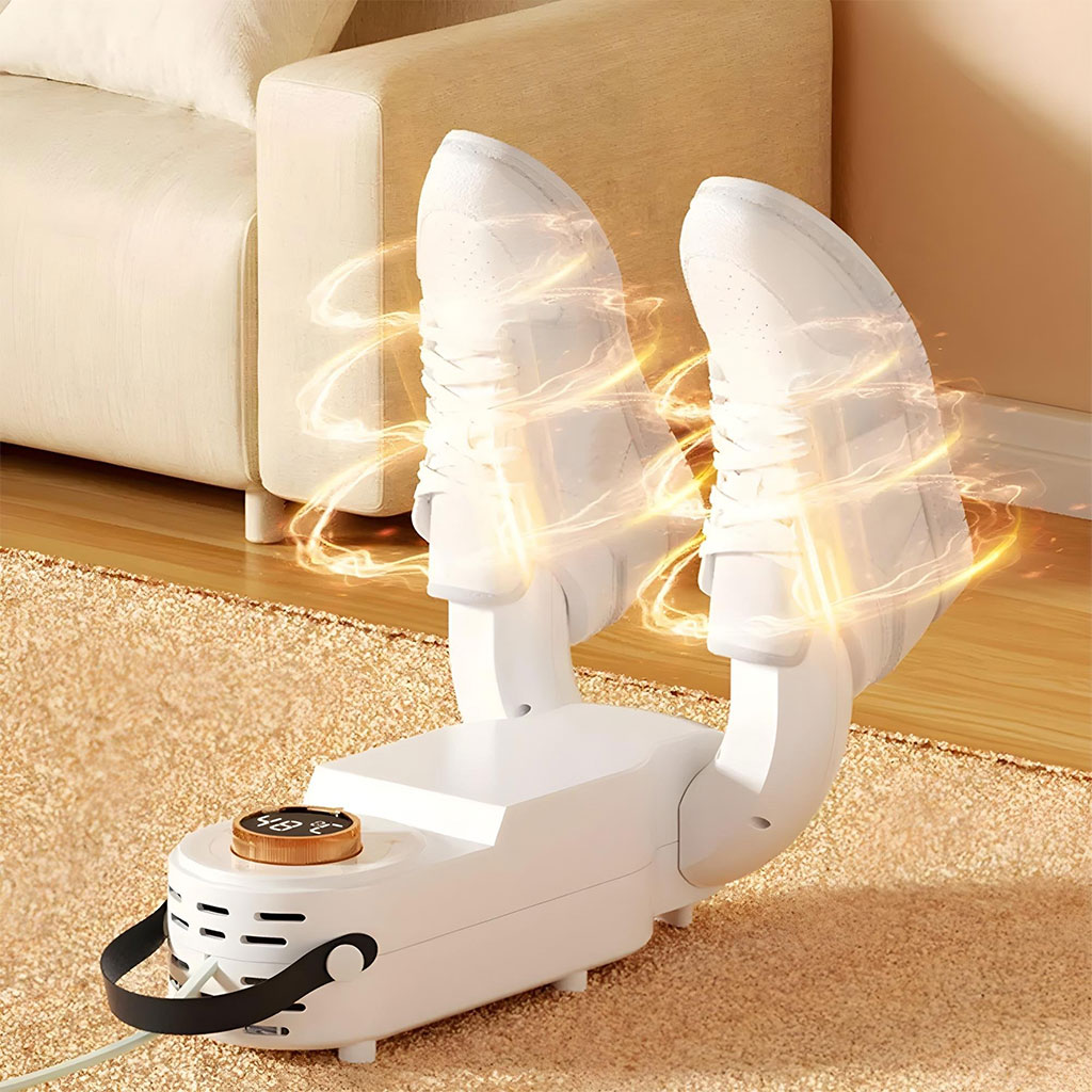 Sèche-chaussures électrique avec minuterie et grille de séchage réglable V2 – مجفف أحذية محمول