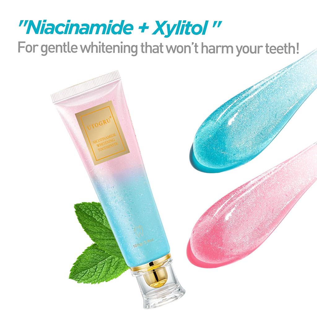 Dentifrice blanchissant à la niacinamide UTOGRU Triple action blanchissante – معجون تبييض الأسنان - Soins et Beauté - صورة 2