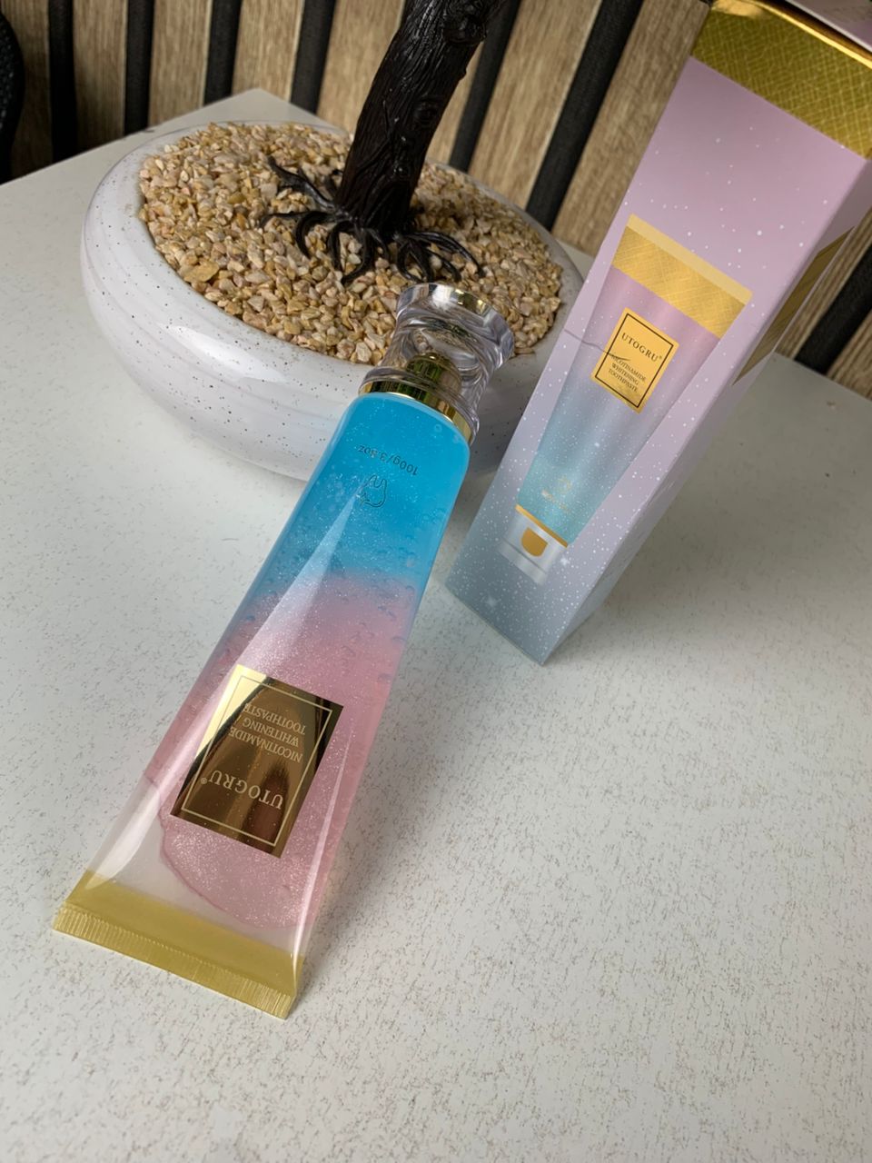 Dentifrice blanchissant à la niacinamide UTOGRU Triple action blanchissante – معجون تبييض الأسنان - Soins et Beauté - صورة 9