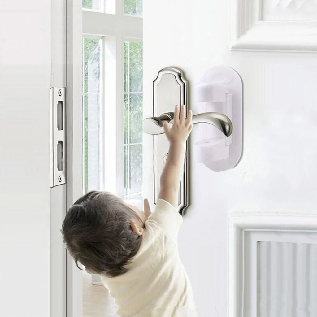 Serrure Anti-Overture Bloque-portes et Fenêtres pour Enfants 3Pcs - Maison - صورة 7