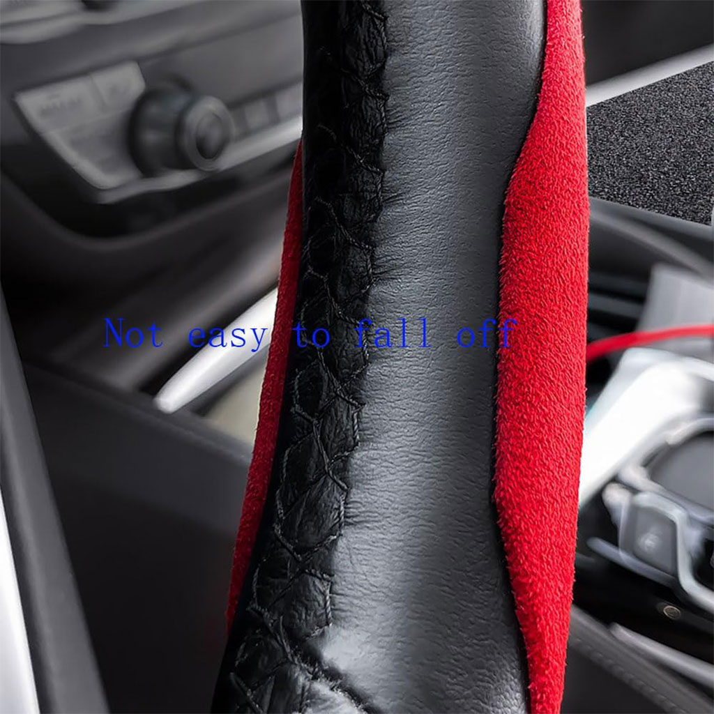 Housse de volant séparée tissue alcantara antidérapant – غطاء عجلة القيادة - Accessoires Auto/Moto - صورة 5