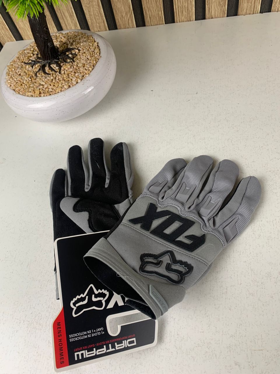 Gants Fox Racing pour motocross, tactiles – قفازات فوكس ريسينغ للدراجات النارية - Accessoires Auto/Moto - صورة حقيقية 4