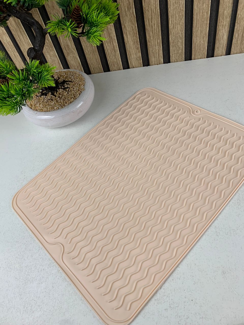 Tapis de Séchage en Silicone Souple et Flexible pour Cuisine – بساط تقطير الأواني - Cuisine - صورة حقيقية 8
